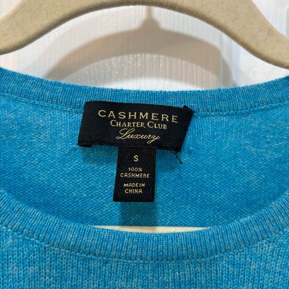Charter Club 100% Cashmere Sweater Women Size S Luxury Preppy Holiday Academia - Picture 3 of 9
